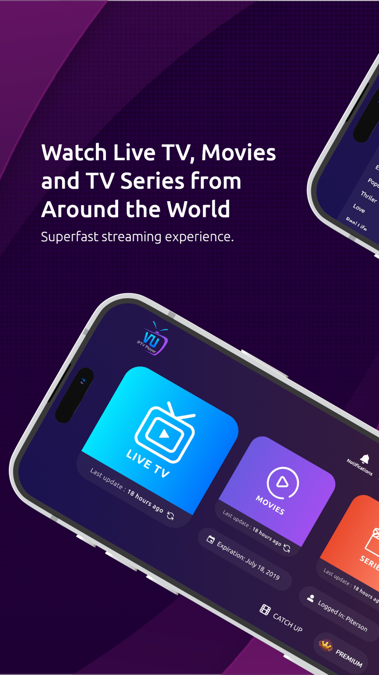 Captura 2 de Vu IPTV Player