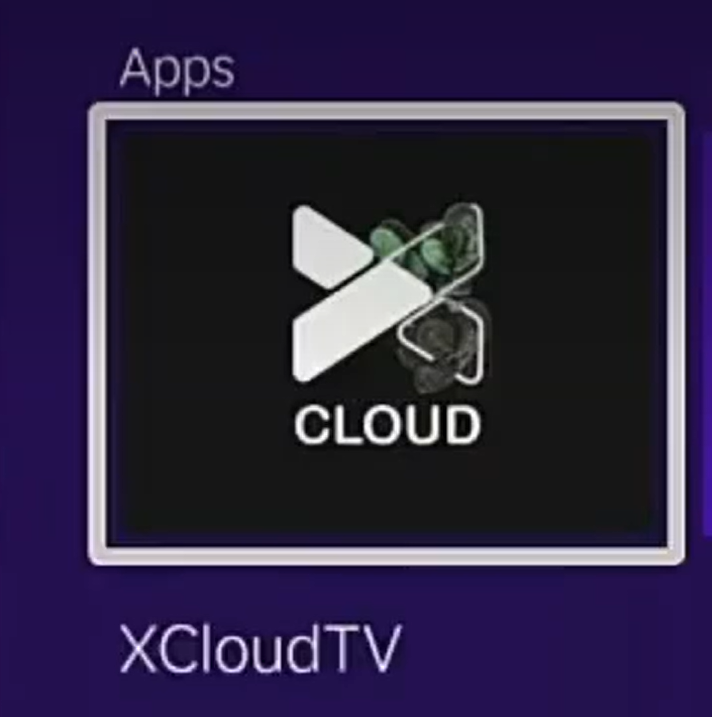 Ícono de XcloudTV en Roku