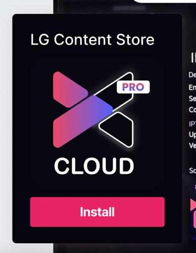 Ícono de IPTV XCloud PRO (LG)